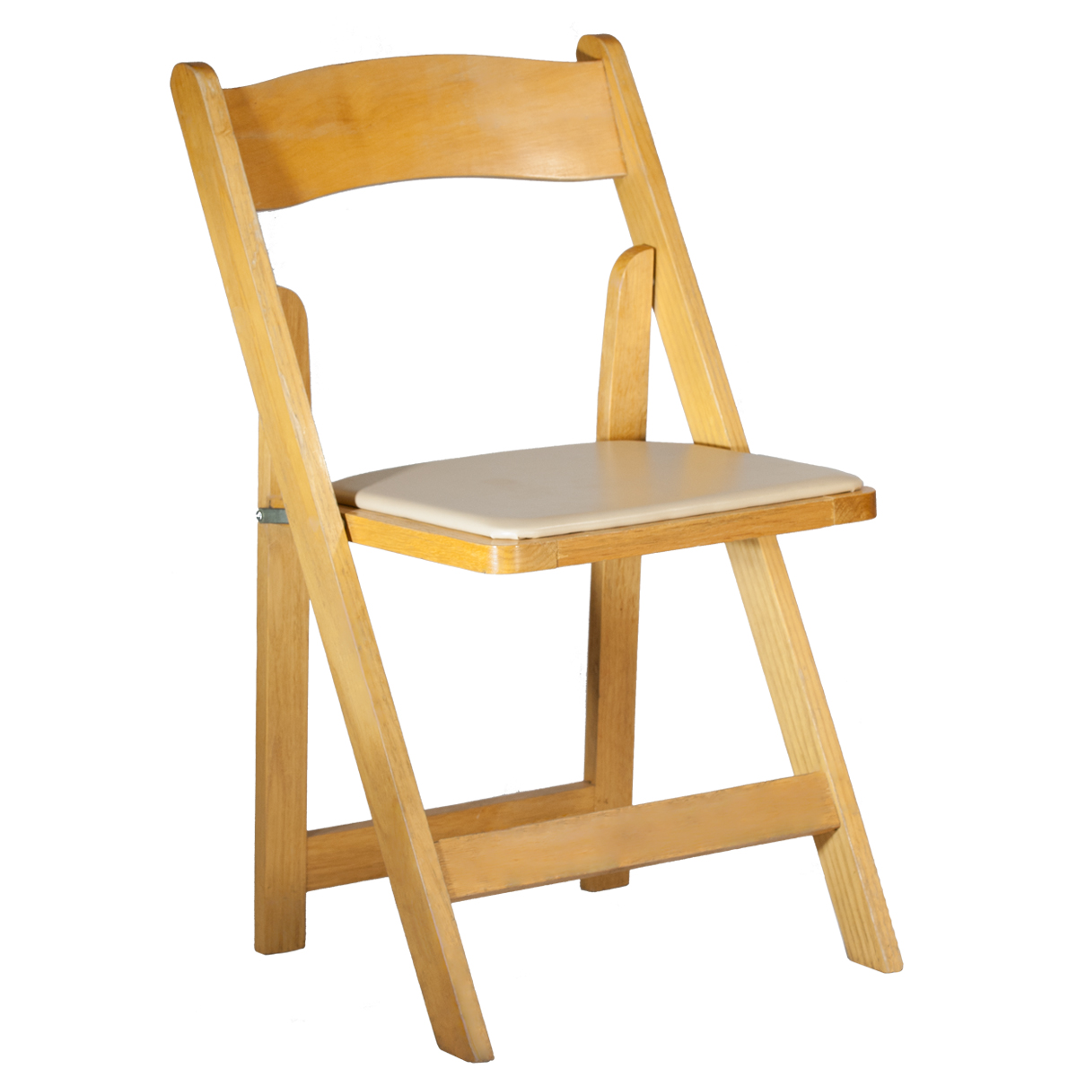 NATURAL WOOD RESIN FOLDING CHAIR 